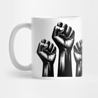 Black History Fists Mug